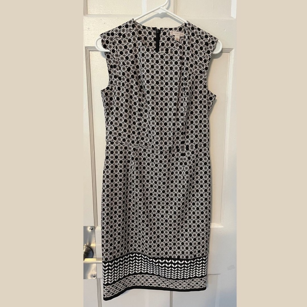 Dress Barn Patterned Sheath Dress